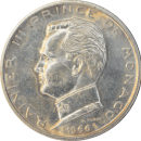 5 francs 1966 Rainier III - Avers
