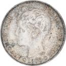 1 peseta 1900 Alphonse XIII toupet - Avers