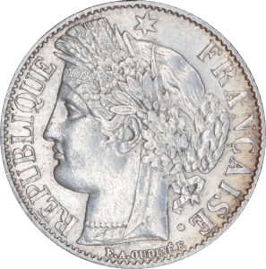 Avers 1 franc 1888 A Cérès