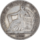20 centesimos 1930 Constitution - Avers