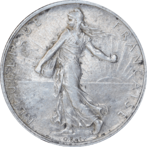 Avers 2 francs Semeuse 1920