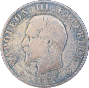 Avers 5 centimes 1855 MA Napoléon III