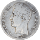 2 francs Charles X 1828 W - Obverse