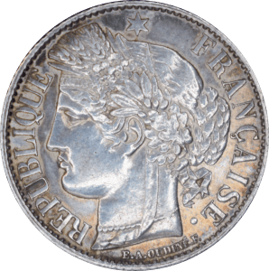 Avers 1 franc 1895 A Cérès