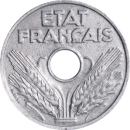 20 centimes 1944 Etat français Fer - Obverse