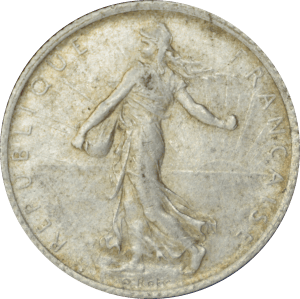 Avers 1 franc Semeuse 1911