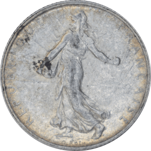 Avers 1 franc Semeuse 1909
