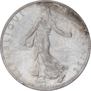 2 francs Semeuse 1909 - Avers