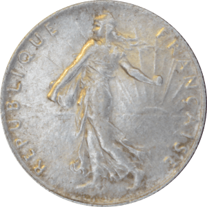 Avers 50 centimes Semeuse 1909