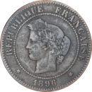 5 centimes Cérès 1896 A - Obverse