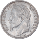 1 franc Napoléon III 1867 BB - Obverse
