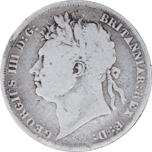 Obverse 1 shilling George IV 1824