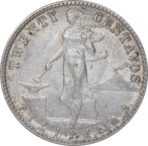 20 centavos administration américaine 1945 D - Avers