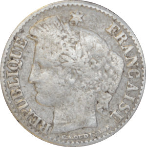 20 centimes Cérès 1850 K - Avers
