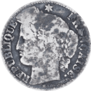 50 centimes Cérès 1874 A - Obverse