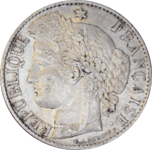 Avers 50 centimes Cérès 1887 A