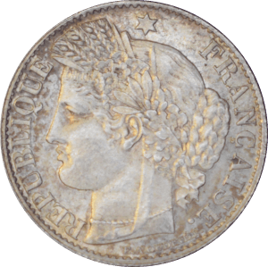 Avers 50 centimes Cérès 1895 A