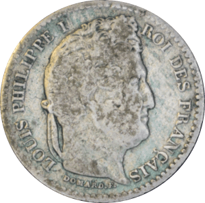 Avers 25 centimes Louis-Philippe 1847 A