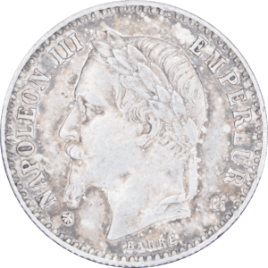 Avers 50 centimes Napoléon III 1868 A