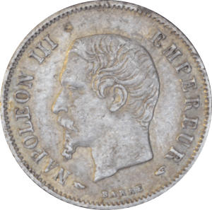 20 centimes Napoléon III 1855 A - Avers