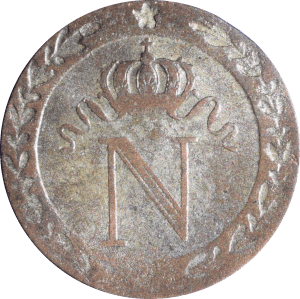 Avers 10 centimes Napoléon 1809 I