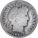 10 cents "Barber Dime" 1901 - Obverse