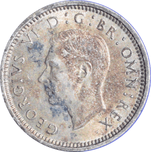 Obverse 3 pence George VI 1937