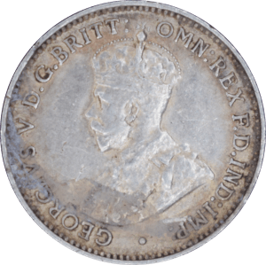 3 pence George V 1914 - Avers