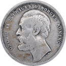 1 krona Oscar II 1875 - Avers