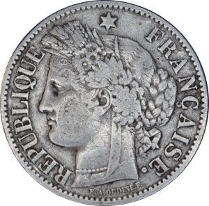 2 francs Cérès 1894 A - Avers