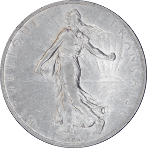 Avers 2 francs Semeuse 1910