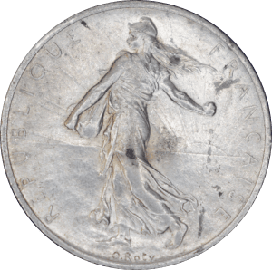 Avers 2 francs Semeuse 1905