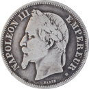 2 francs Napoléon III 1869 BB - Avers