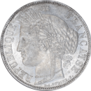 5 francs Cérès 1850 A - Avers