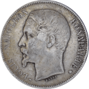 5 francs Louis-Napoléon Bonaparte 1852 BB - Avers