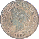 1 centime Cérès 1888 A - Avers