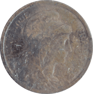 Avers 1 centime Daniel-Dupuis 1914