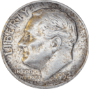 10 cents "Roosevelt Dime" 1952 - Avers