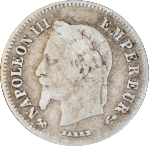 20 centimes Napoléon III 1864 K 58 360ex - Avers