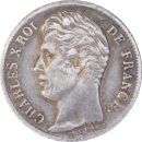 ½ franc Charles X 1829 BB - Obverse