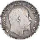 ½ roupie Edward VII 1910 - Avers