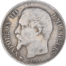 1 franc Napoléon III 1860 A - Avers