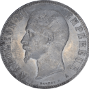 5 francs Napoléon III 1856 A - Avers