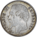 1 franc Napoléon III 1858 A - Avers