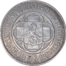 5 francs Schaffhouse 1865 - Avers