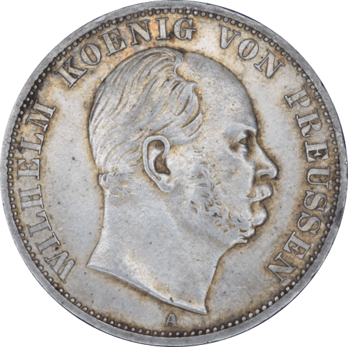 1 vereinsthaler Wilhelm I 1866 A - Avers