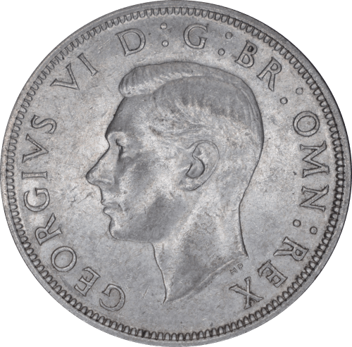 Avers ½ couronne George VI 1944