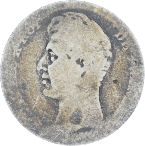 Avers 1 franc Charles X 1829 W