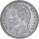 1 franc Napoléon III 1867 BB - Avers