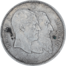 1 franc Léopold II 1880 - Avers